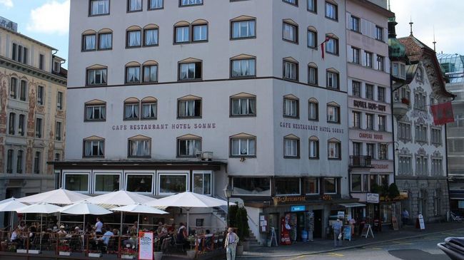 Hotel Sonne Einsiedeln Eksteriør billede