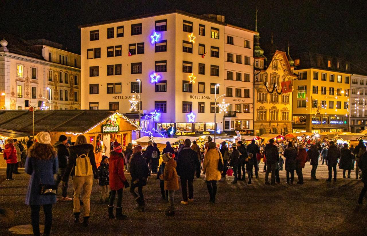 Hotel Sonne Einsiedeln Eksteriør billede